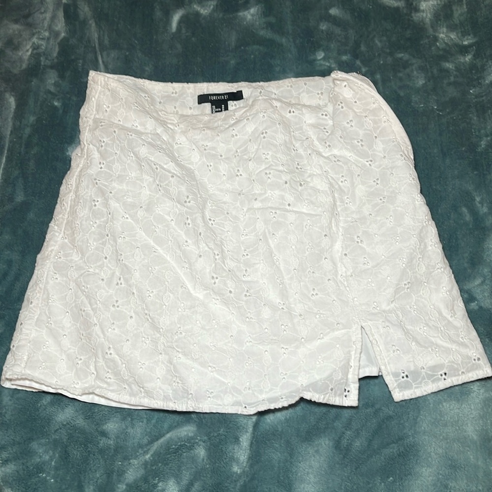White Mini Skirt